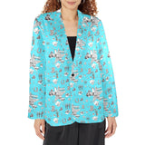 Baha Ranch Turquoise YEEHAW Rhinestone Cowgirl Blazer - Baha Ranch Western Wear - Flyclothing LLC