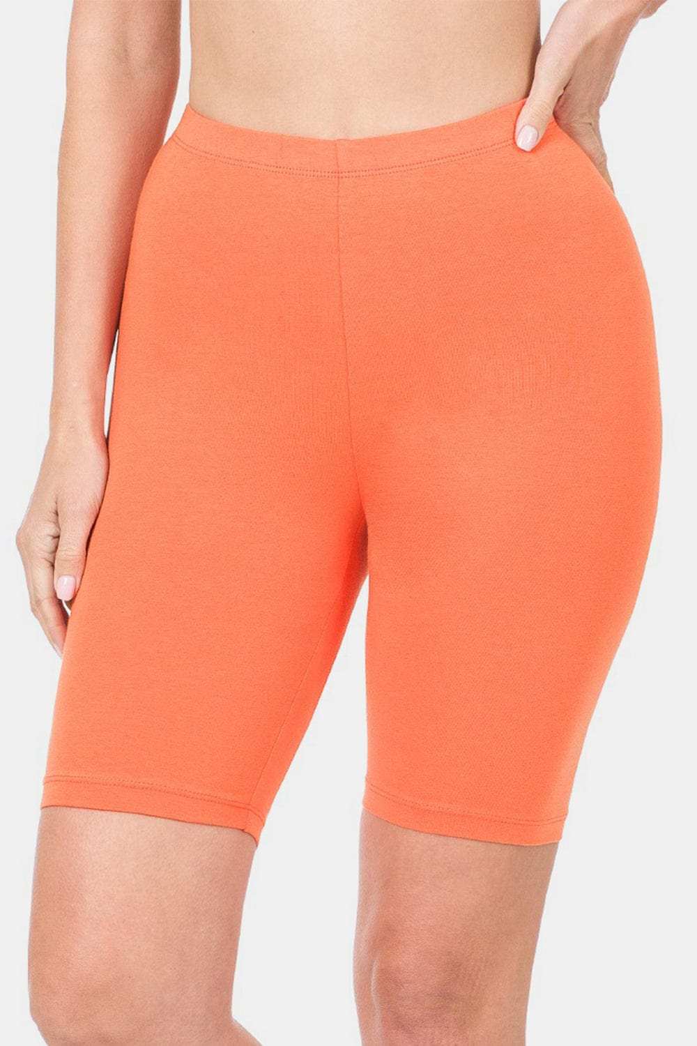 Zenana High Waist Bermuda Shorts - Trendsi - Flyclothing LLC