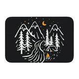 River Scenery Flocked Floor Mat Ground Protection Mat