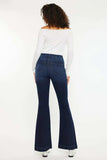 Kancan Button Fly High Rise Distressed Flare Jeans - Trendsi - Flyclothing LLC