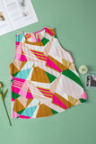 Color Block Round Neck Tank - Trendsi - Flyclothing LLC