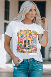 Graphic Round Neck Short Sleeve T-Shirt - Trendsi - Flyclothing LLC