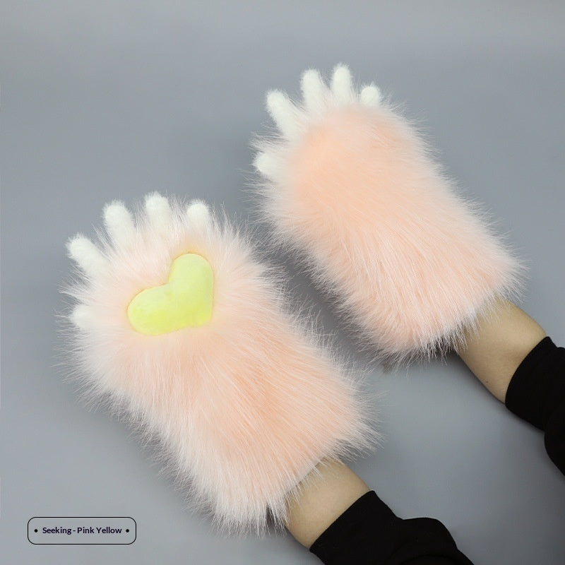 Plush-style Animal Costume Claw Gloves For Women - My Store - Flyclothing LLC