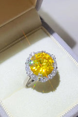 5 Carat Moissanite 925 Sterling Silver Ring - Trendsi - Flyclothing LLC
