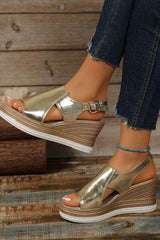Peep Toe High Heel Sandals - Trendsi - Flyclothing LLC