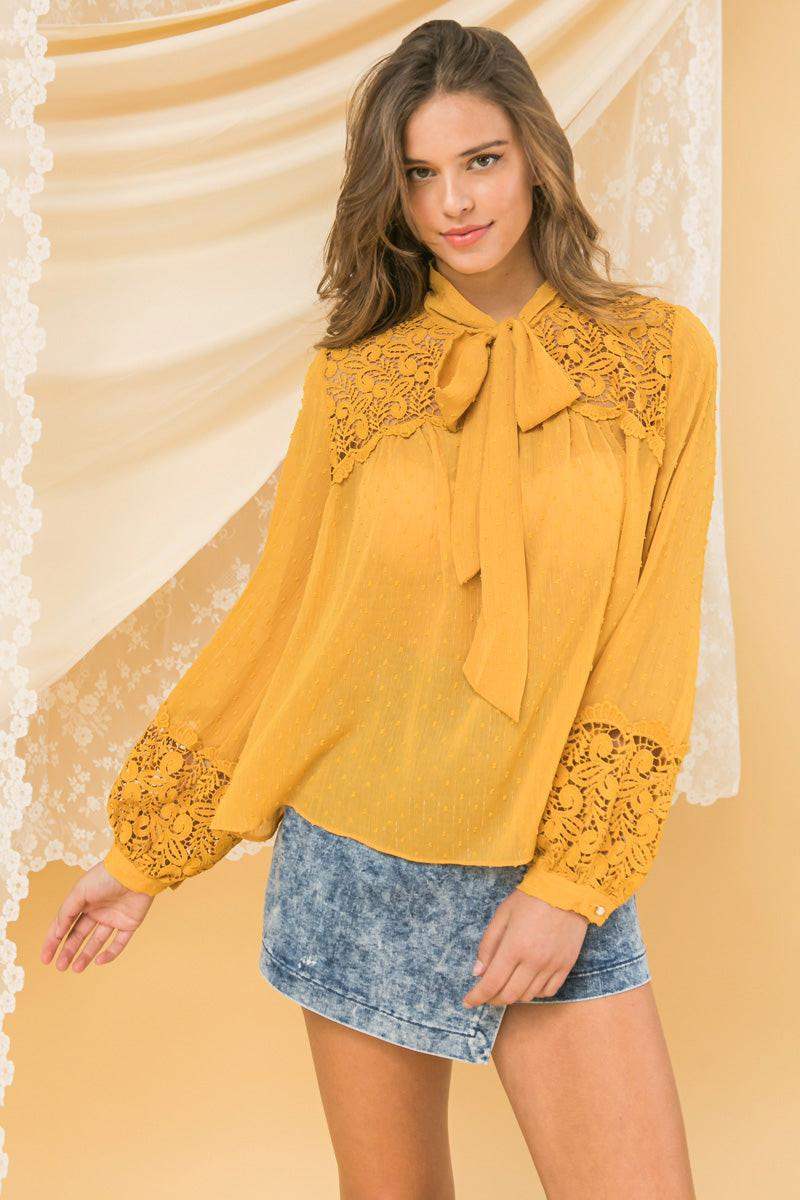 STAY AHEAD PEASANT TOP - Flying Tomato - Flyclothing LLC