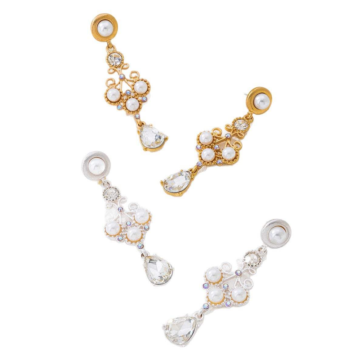 New Arrival Vintage Exquisite Drop Earrings For Women, Elegant High End Pearl Earrings, Versatile Temperament Fashion Hot Selling Jewelry - My Store - Flyclothing LLC