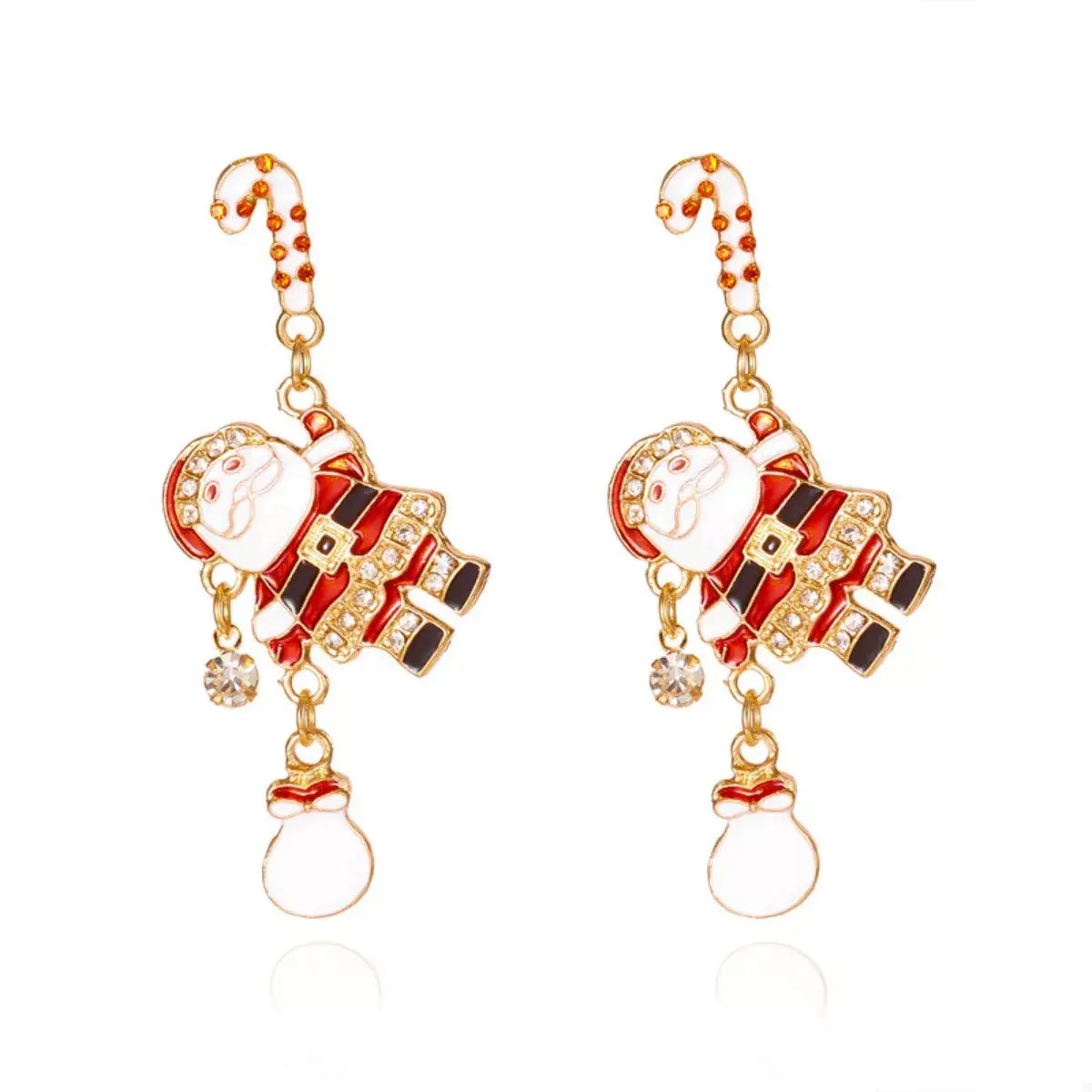 Christmas Santa Drop Earrings - Trendsi - Flyclothing LLC