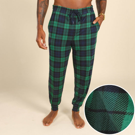 The Black Watch | Tartan Plaid SleepDeep™ Men’s Pajama Joggers - Shinesty
