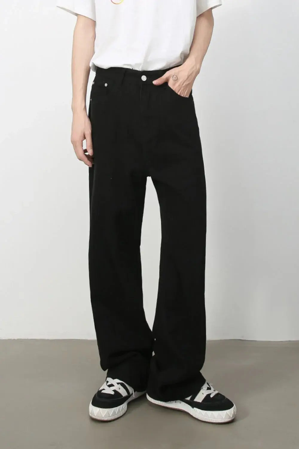 Men's Baggy Jeans with Pockets - Trendsi - Flyclothing LLC