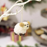 2-Piece Fuzzy Puppy Hanging Widget - Trendsi