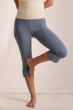 Side Slit Capris Leggings - Trendsi - Flyclothing LLC
