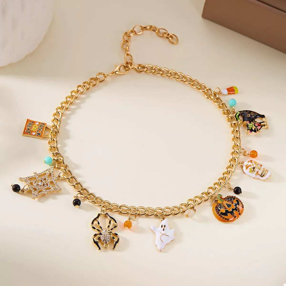 18K Gold-Plated Halloween Theme Bracelet - Trendsi - Flyclothing LLC