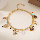18K Gold-Plated Halloween Theme Bracelet - Trendsi - Flyclothing LLC