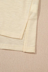 Solid Color Tank Top and Smocked Waist Pants Set - Trendsi - Flyclothing LLC