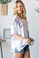 HOPELY Letter Graphic Round Neck T-Shirt - Trendsi