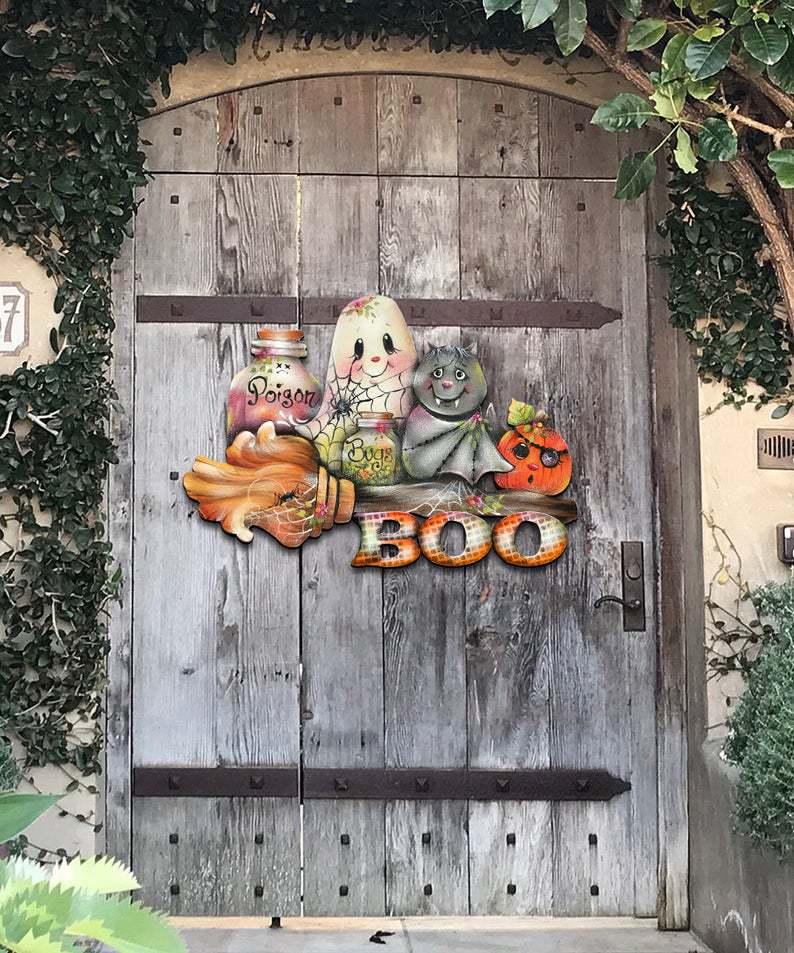 Halloween Wreath Autumn Door Decoration Wall Decoration - My Store - Flyclothing LLC
