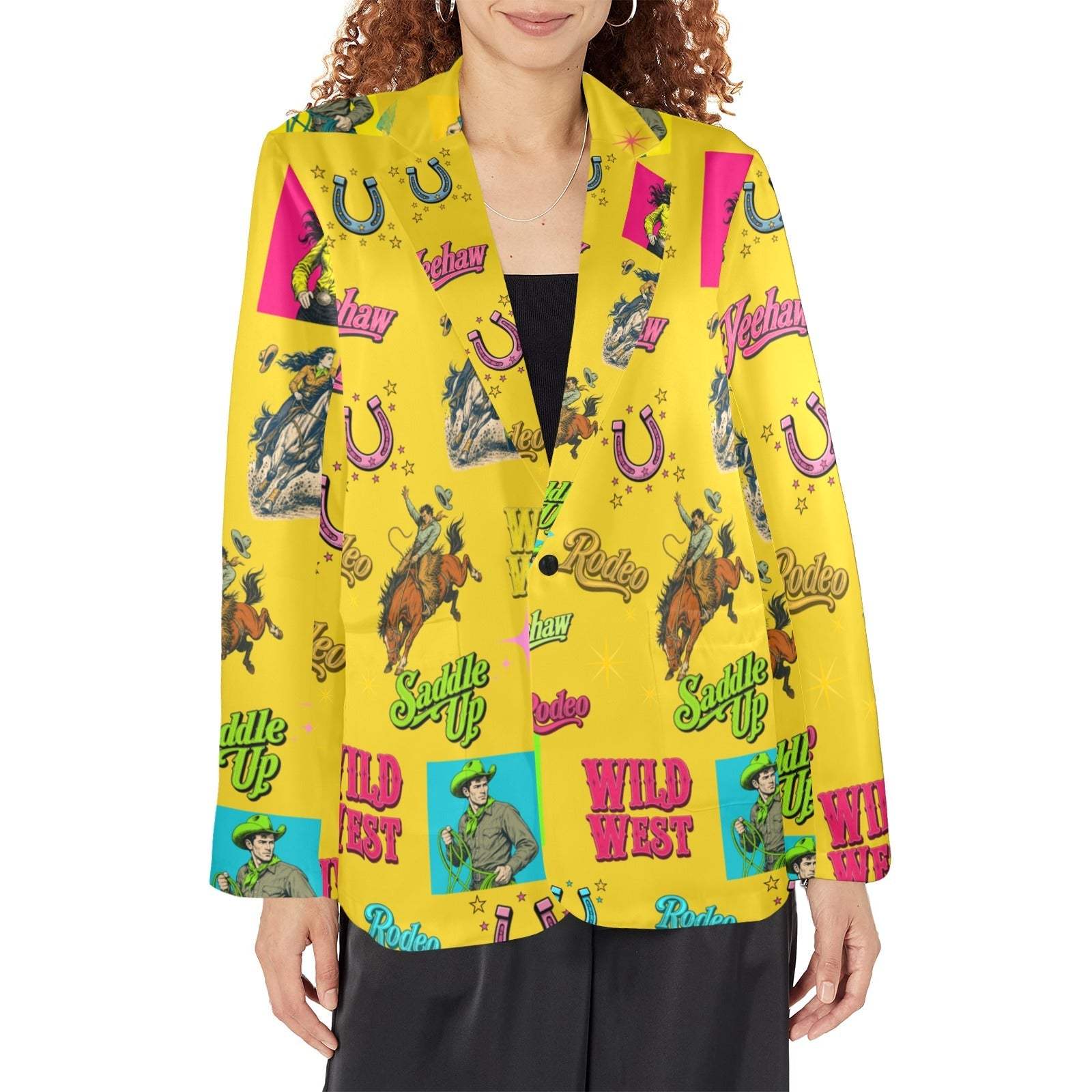 Baha Ranch The Last Roundup Blazer in Mustard - Baha Ranch Western Wear - Flyclothing LLC
