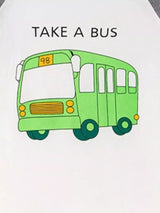 Children's Cartoon Vehicle Graphic Raglan Sleeve T-Shirts - Trendsi - Flyclothing LLC