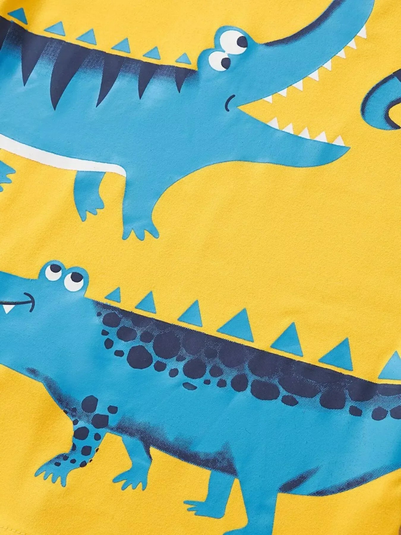 Children's Crocodile Short Sleeve T-Shirt & Shorts Set - Trendsi - Flyclothing LLC