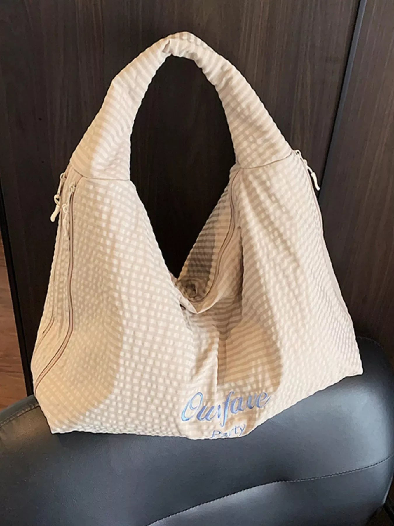 Casual Style Plaid Handbag - Trendsi - Flyclothing LLC