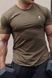 Men's Round Neck Short Sleeve T-Shirt - Trendsi - Flyclothing LLC