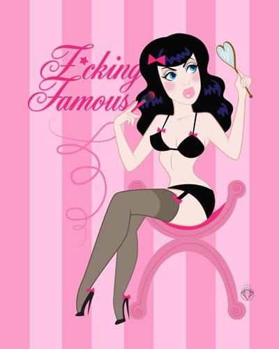 Black Market Art Company Fcking Famous Print
