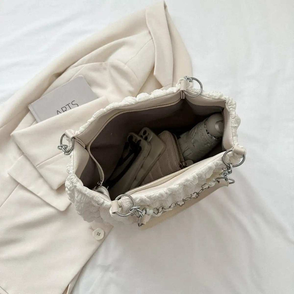 Bubble Textured Tote Bag - Trendsi - Flyclothing LLC