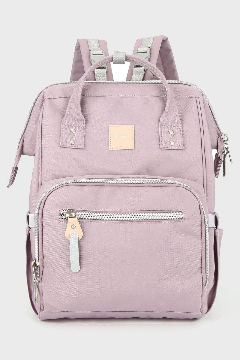 Himawari Waterproof Canvas Backpack Bag with Side Pockets - Trendsi