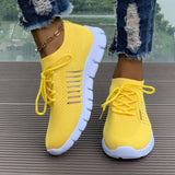 Breathable Mesh Round Toe Athletic - Trendsi
