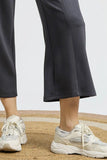 Umgee Drawstring Wide Leg Cropped Pants - Trendsi
