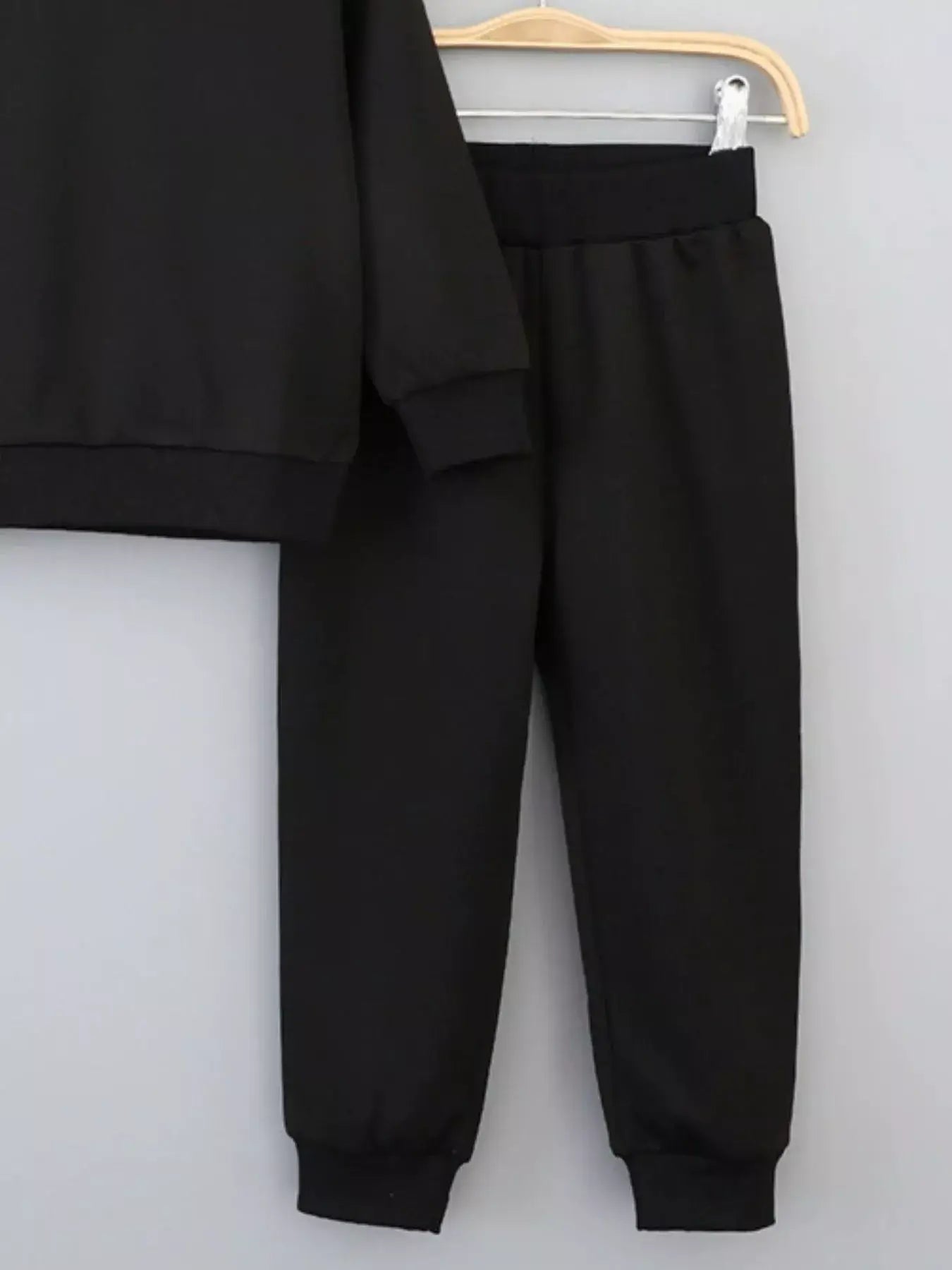 Children's Long Sleeve Hoodie and Pants Set - Trendsi - Flyclothing LLC