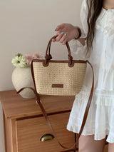 Straw Woven Crossbody Bag - Trendsi - Flyclothing LLC