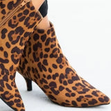 Point Toe Kitten Heels Boots - Trendsi - Flyclothing LLC