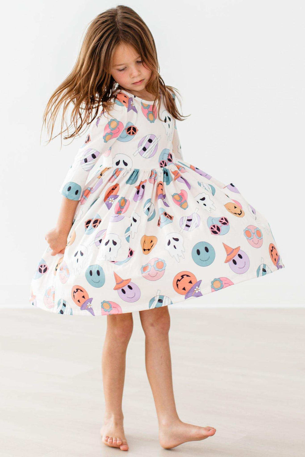 SALE Monster Mash 3/4 Sleeve Pocket Twirl Dress - Mila & Rose ® - Flyclothing LLC