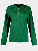 Textured Long Sleeve Hoodie - Trendsi - Flyclothing LLC