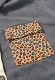 Leopard Button Up Drop Shoulder Jacket - Trendsi - Flyclothing LLC