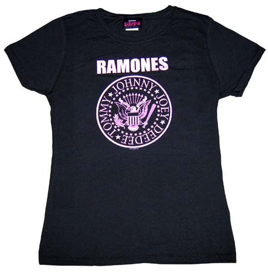 Ramones Purple Presidential Logo Tee