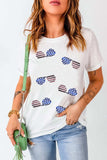Sequin Round Neck Short Sleeve T-Shirt - Trendsi - Flyclothing LLC