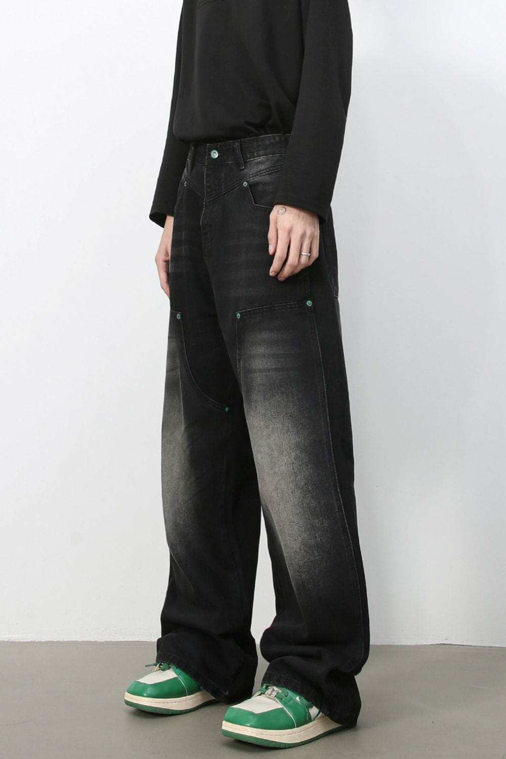 Men's Wide Leg Jeans - Trendsi - Flyclothing LLC