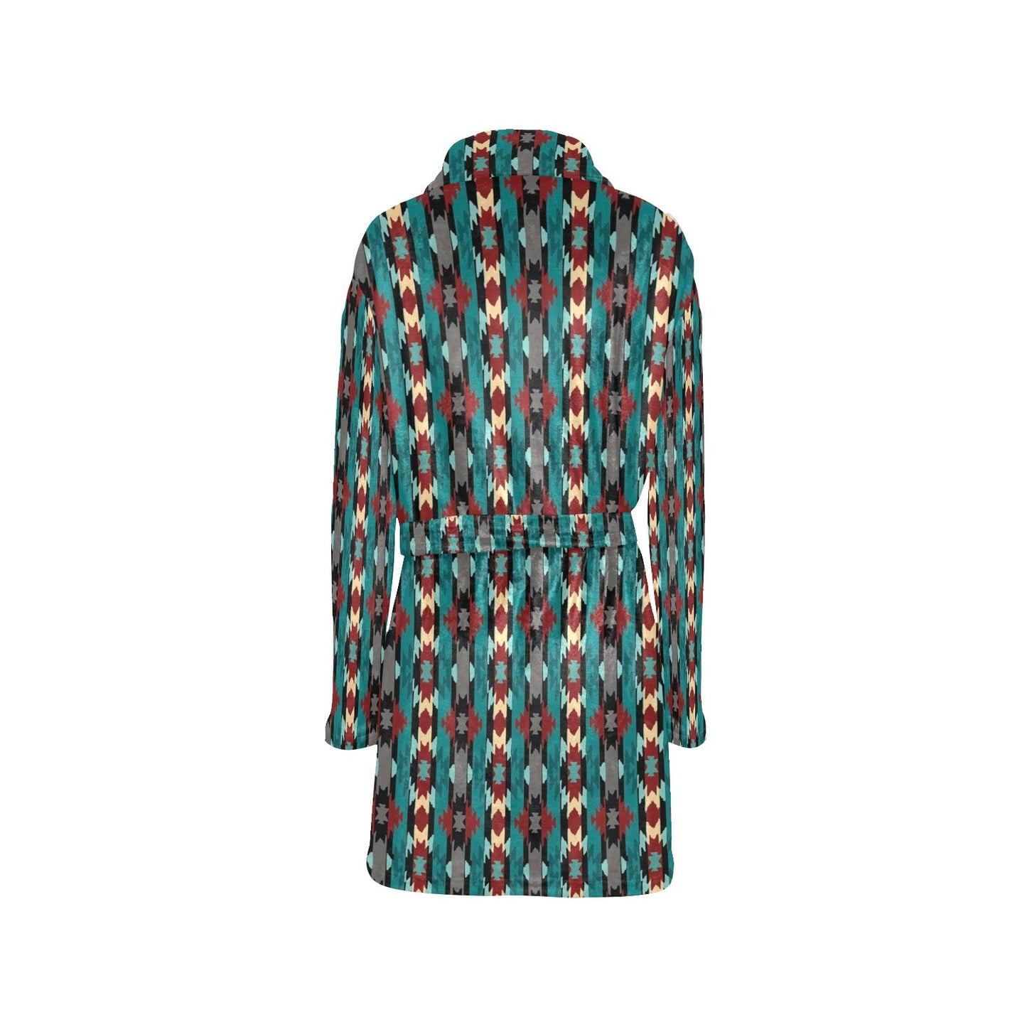 Baha Ranch Teal Aztec Women's Western Robe