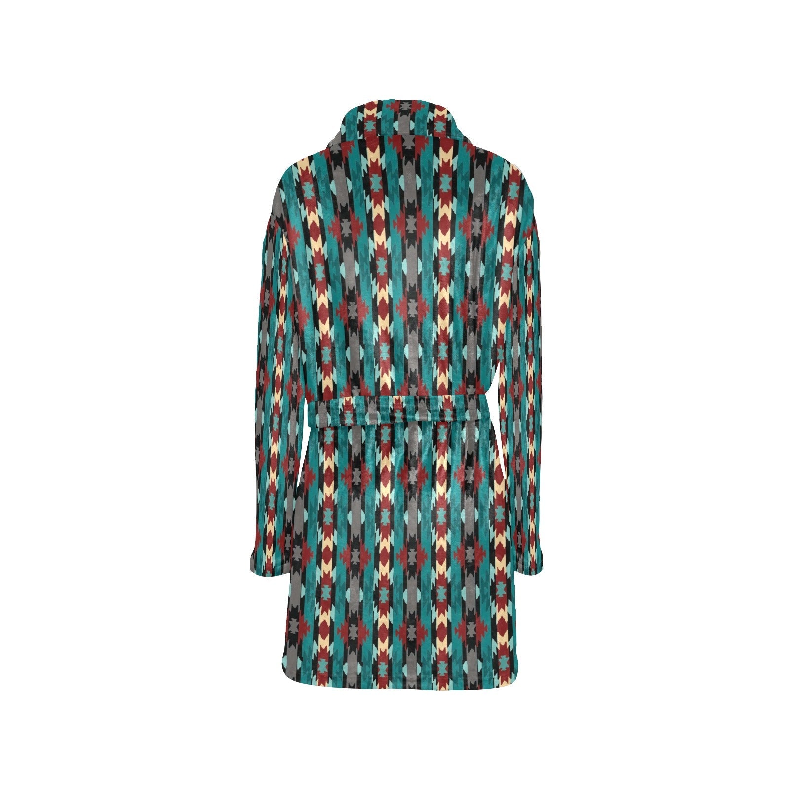 Baha Ranch Teal Aztec Women's Western Robe