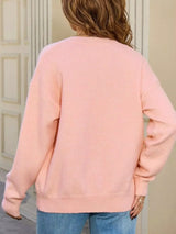 Casual Button-Down Knit Cardigan - Trendsi - Flyclothing LLC