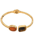 18K Gold-Plated Geometric Open Bracelet - Trendsi - Flyclothing LLC