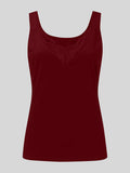 Full Size Lace Detail Sweetheart Neck Tank - Trendsi - Flyclothing LLC