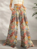 Printed Wide Leg Pants - Trendsi