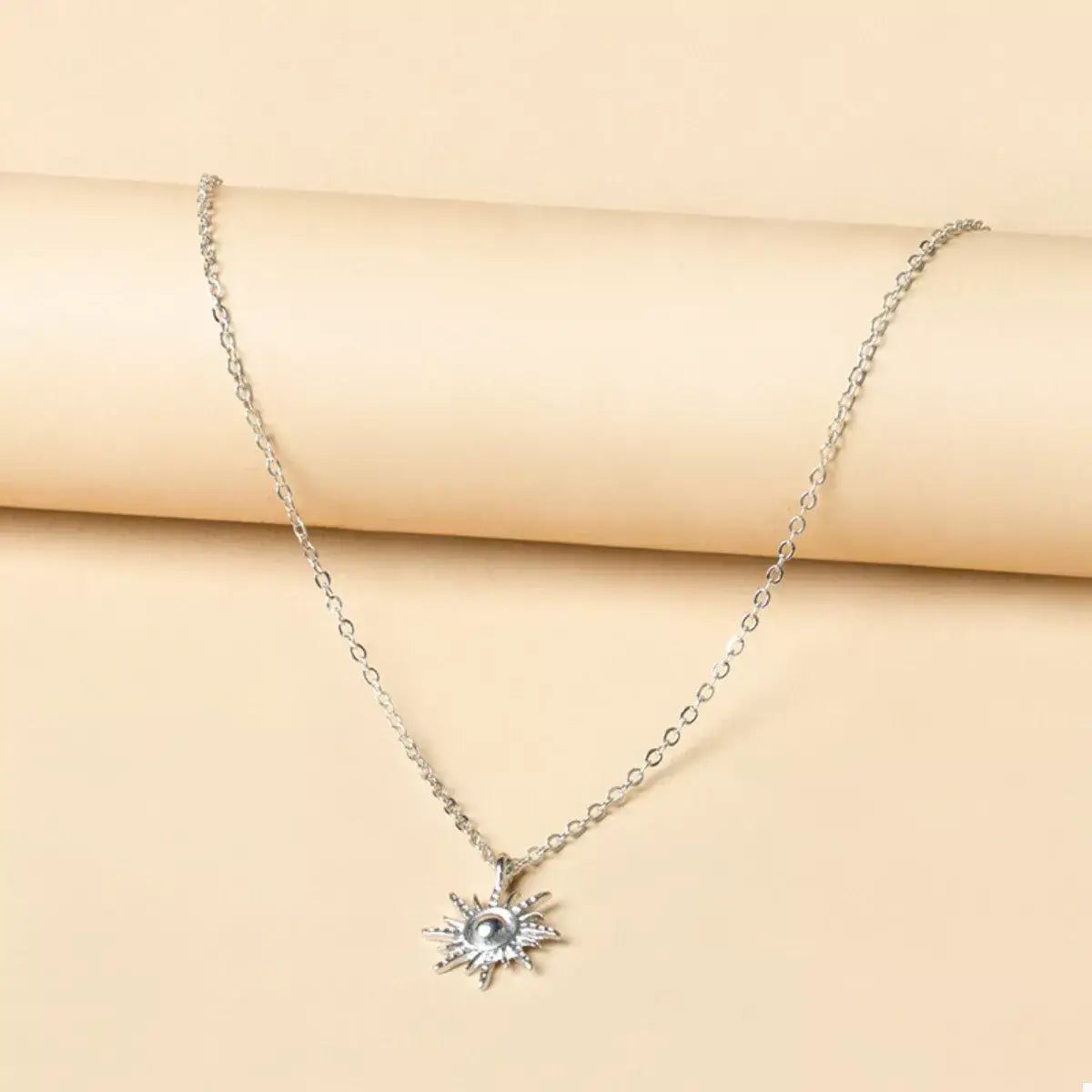 Sunburst Pendant Necklace - Trendsi - Flyclothing LLC