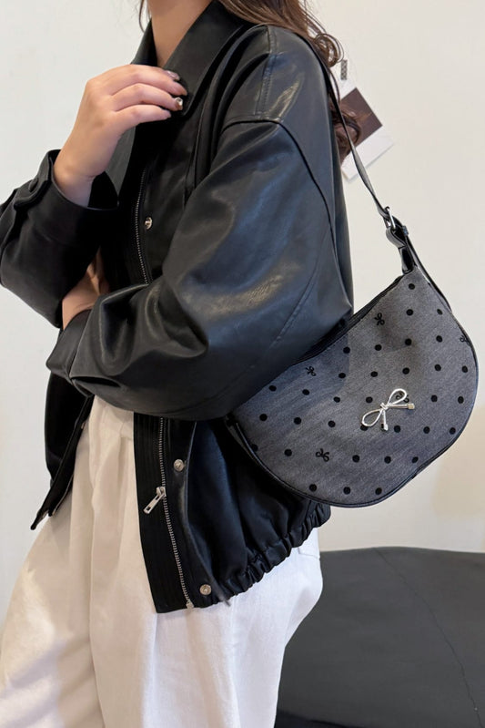 Polyester Printed Adjustable Strap Crossbody Bag - Trendsi