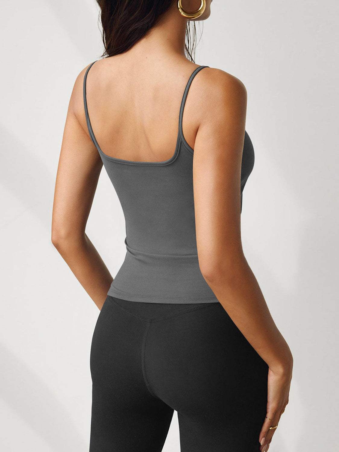 Scoop Neck Cami - Trendsi - Flyclothing LLC