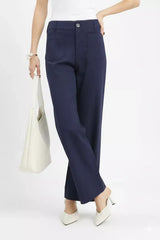 Umgee Button Stretched Pants - Trendsi - Flyclothing LLC